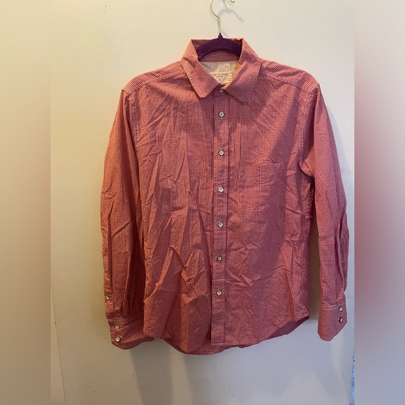 Rag & Bone Red Gingham Button Down - Picture 4 of 6